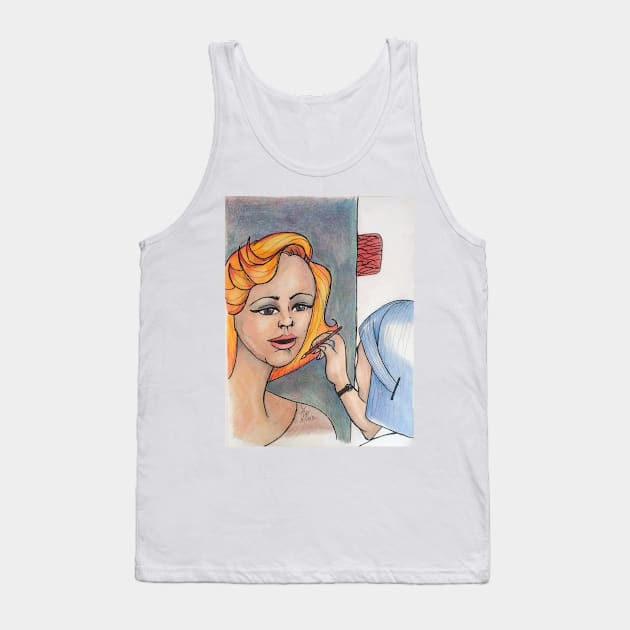 Working Portrait Tank Top by lorgh